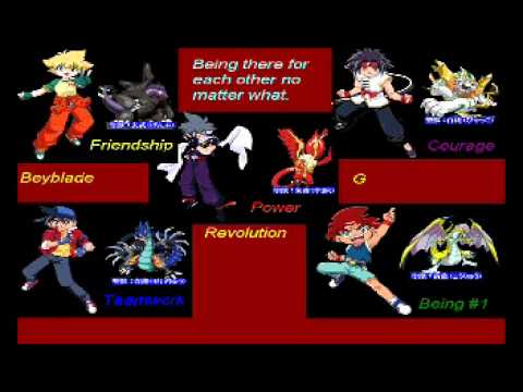 Опенинг — Fighting Spirits -Song for Beyblade-