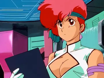 Original Dirty Pair: Flight 005 Conspiracy still 9