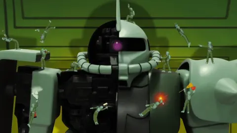 Mobile Suit Gundam-san still 5