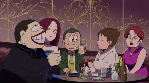 The Laughing Salesman still 11