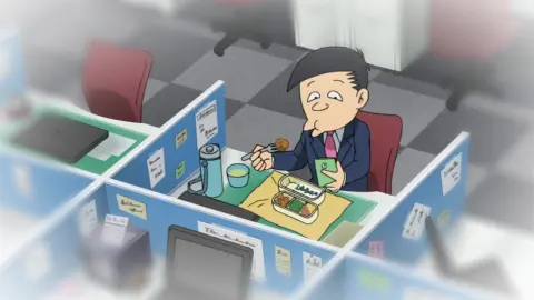 The Laughing Salesman still 12