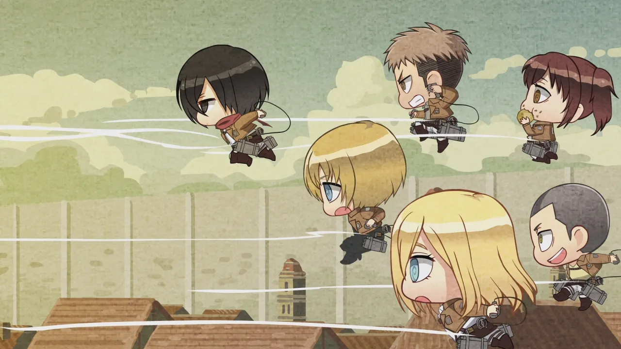 Attack on Titan: Chibi Theater - Survey Corps, Levi Squad!