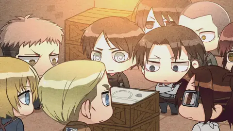 Attack on Titan: Chibi Theater - Survey Corps, Levi Squad! still 12
