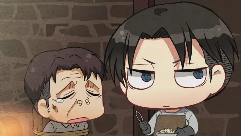 Attack on Titan: Chibi Theater - Survey Corps, Levi Squad! still 3