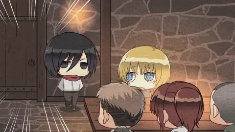 Attack on Titan: Chibi Theater - Survey Corps, Levi Squad! still 4