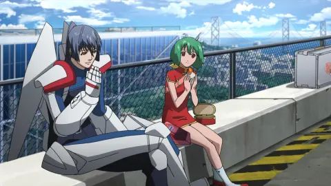 Macross Frontier: The False Songstress still 8