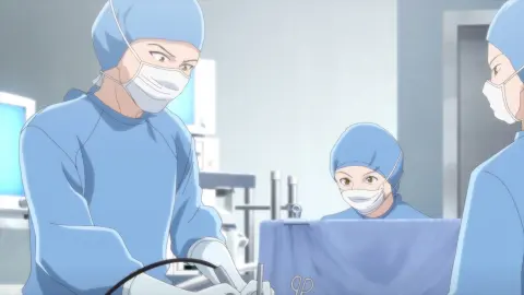 Кадр 11 из аниме «Королева со скальпелем»