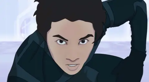 Baton still 6