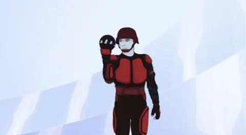 Baton still 9