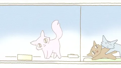 Кадр 4 из аниме «Кошачьи истории»